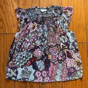 Never worn, pretty PS Loft blouse- lightweight with beautiful colors